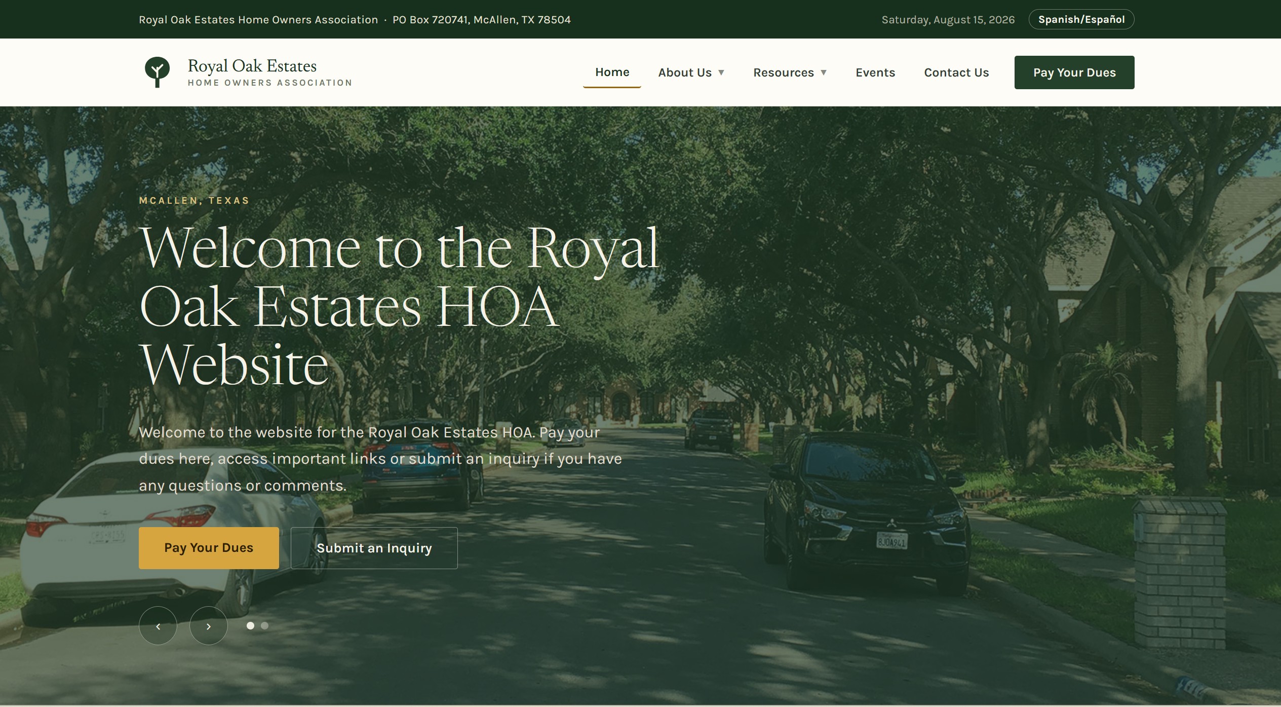 Royal Oak Estates McAllen screenshot